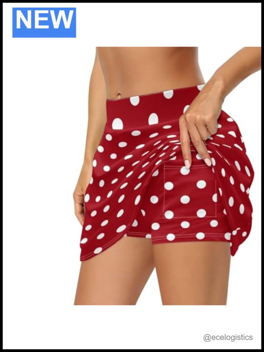 Women High Waisted Athletic Skort with Pockets Tennis Golf Skirt Shorts A-Line